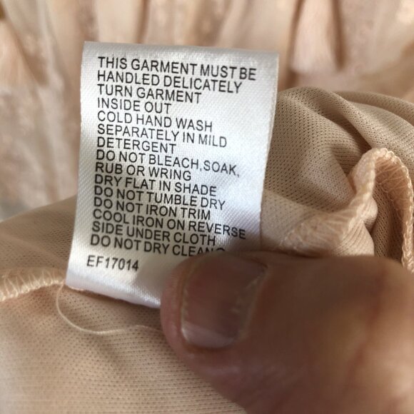 BAE Dress Womens M Pink Blush Lace Cottage Core Fairy Feminine Victorian NEW - Picture 12 of 16